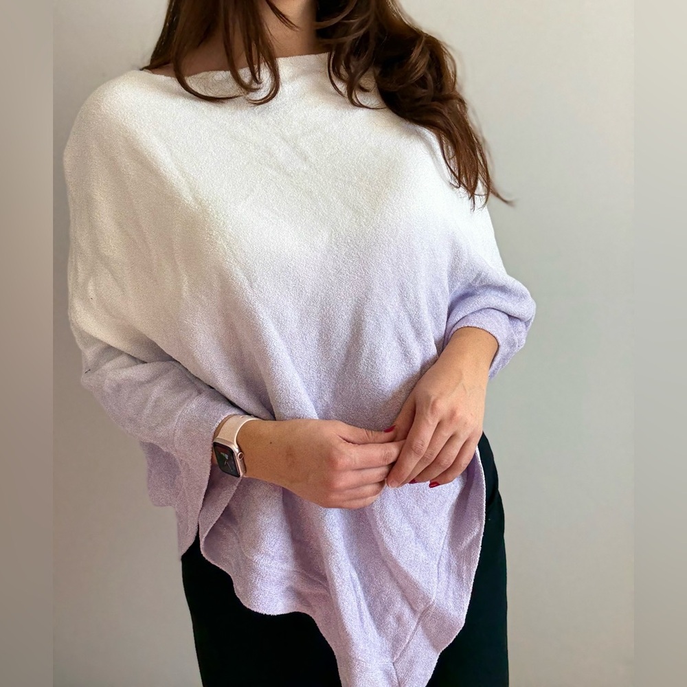 Barefoot Dreams Ocean Breeze Poncho One Size Plus Ombre Cozy Chic Ultra Lite